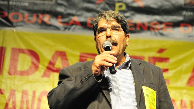 Salih Muslim, coprésident du Parti de l’union démocratique (PYD), principal parti kurde de Syrie. [Citizenside/AFP - Alain Couturier]