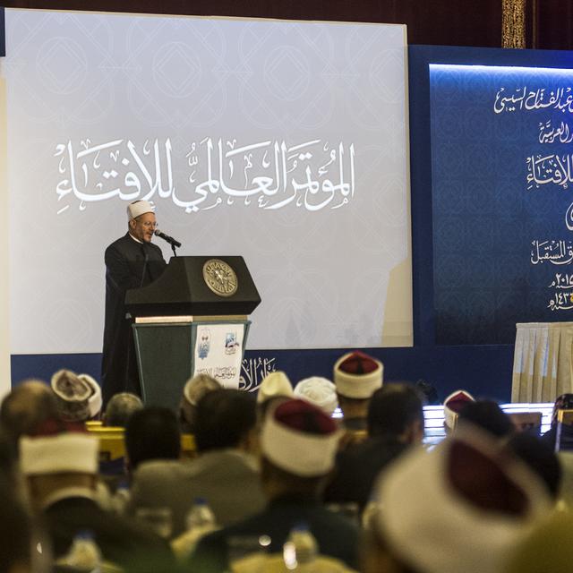 Conférence internationale Fatwa. [AFP - Khaled Desouki]
