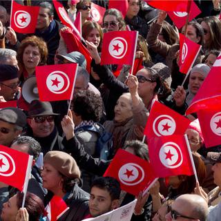 Le Dialogue national tunisien est un quartette qui regroupe l'UGTT (premier syndicat), l'Utica (patronat), l'Ordre des avocats et la Ligue tunisienne des droits de l'Homme. [Amine Landoulsi]