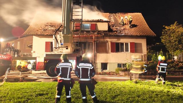 Le bâtiment a été totalement détruit.