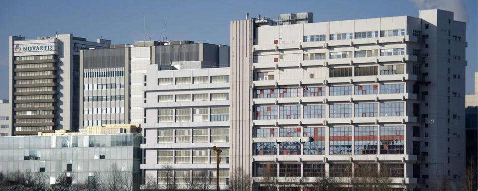 Vue du Campus Novartis à Bâle. [Keystone - Georgios Kefalas]