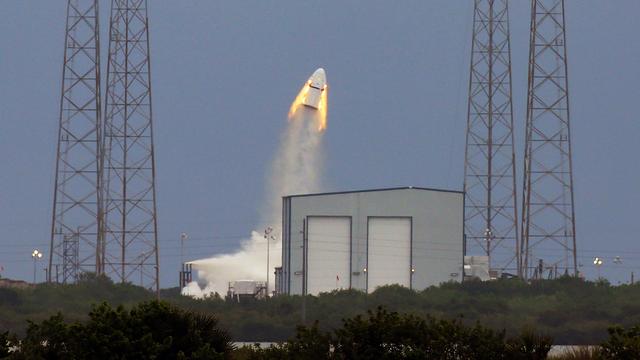 La 1ère fusée de la compagnie américaine SpaceX. [AP/Keystone - Orlando Sentinel]