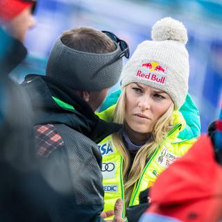 La skieuse Lindsey Vonn a révélé qu'elle prenait des antidépresseurs. [Keystone - EPA - NICOLAS ARMER]