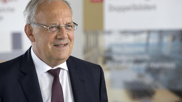 Le conseiller fédéral Johann Schneider-Ammann. [Keystone - Anthony Anex]