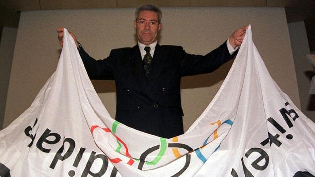 Jean-Daniel Mudry présidait la candidature de Sion 2006 (ici en 1999). [Keystone - René Ritler]