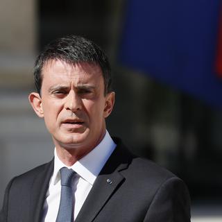 Manuel Valls au moment de son allocution, le matin du 15 juillet. [Thomas Samson]