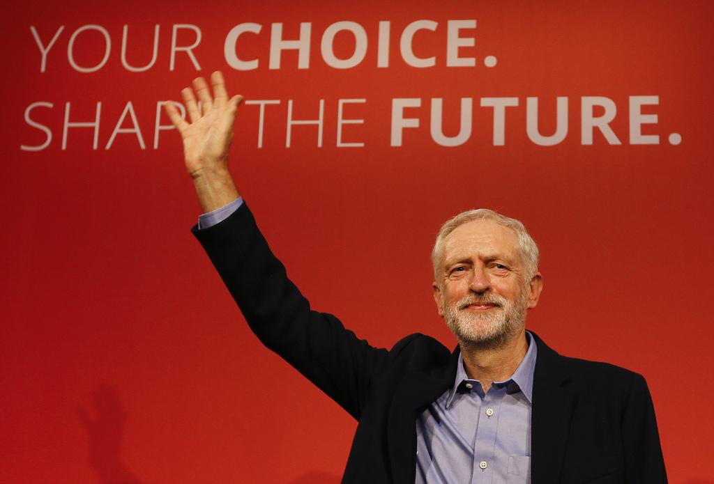 Jeremy Corbyn, leader du Parti travailliste britannique. [Keystone - KIRSTY WIGGLESWORTH]