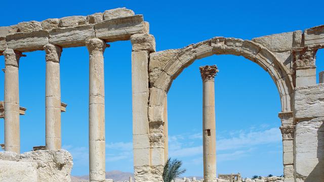 Des ruines à Palmyre en Syrie. [afp - Herma Silver / Aurimages]