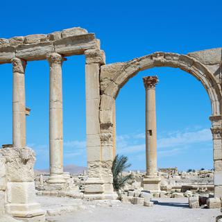 Des ruines à Palmyre en Syrie. [afp - Herma Silver / Aurimages]