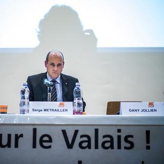 Serge Métrailler, président du PDC du Valais romand. [Keystone - Olivier Maire]