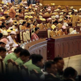 Le Parlement birman dominé par le parti d'Aung San Suu Kyi. [EPA/Hein Htet]