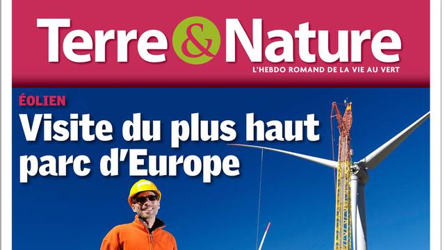 Le dernier numéro de l'hebdomadaire romand "Terre&Nature". [Terre&Nature]