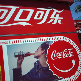 Panneau publicitaire Coca-cola dans la province de Shandong en Chine. [AFP - Da Qing/Imagechina]