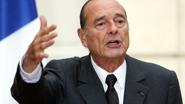Jacques Chirac quand il était encore à l'Elysée en 2005. [afp - Patrick Kovarik]