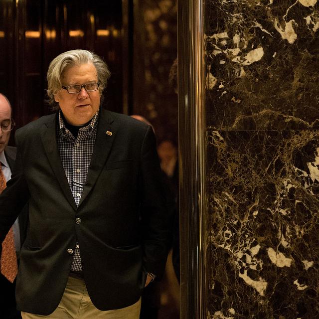 Steve Bannon est la bête noire des médias américains. [Getty Images/AFP - Drew Angerer]