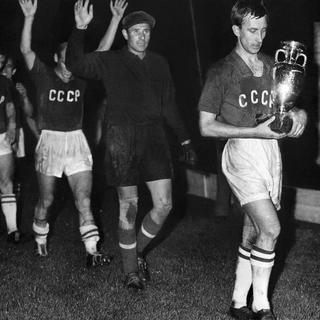 Euro 1960, URSS - Yougoslavie (2-1), 10 juillet 1960 au Parc des Princes (Paris). [Keystone]