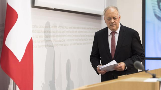 Ce sera difficile, pour Johann Schneider-Ammann. [keystone - Peter Schneider]