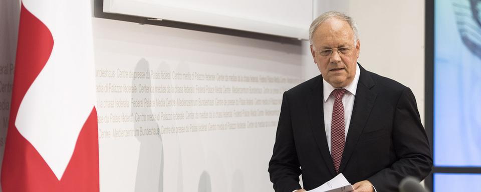 Ce sera difficile, pour Johann Schneider-Ammann. [keystone - Peter Schneider]