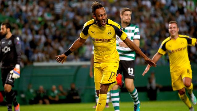 Pierre-Emerick Aubameyang et Dortmund ont fait un grand pas vers les huitièmes. [action images/pixathlon]