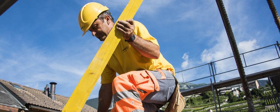 Le secteur de la construction a été l'un des plus touchés par le repli de la croissance en 2015. [Olivier Maire]