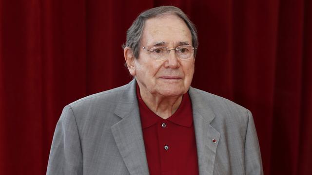 Robert Hossein pendant le 54e Festival de télévision de Monte-Carlo, le 7 juin 2014. [AFP - Valery Hache]