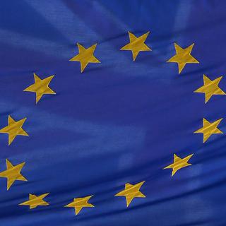Le drapeau du Royaume-Uni vu au travers de celui de l'Union européenne. [Reuters - Stefan Wermuth]