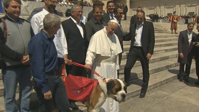 Magnum a accompagné une délégation valaisanne au Vatican.