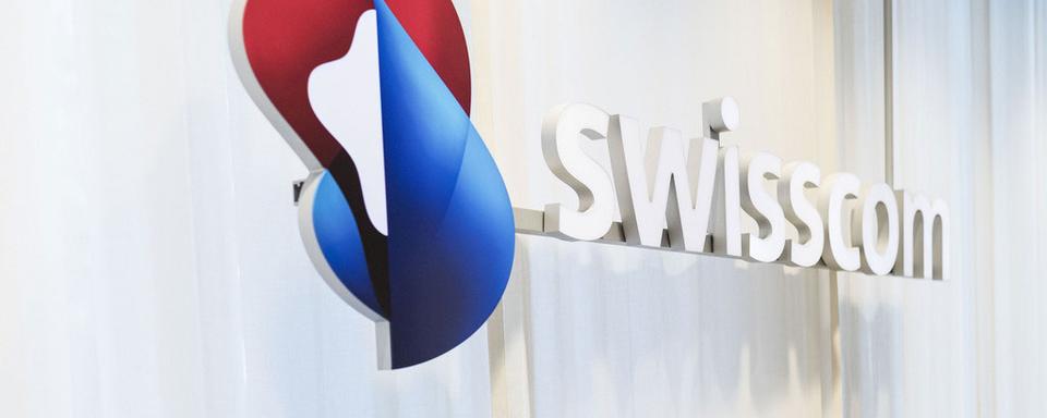 Logo de Swisscom. [Keystone - Christian Beutler]