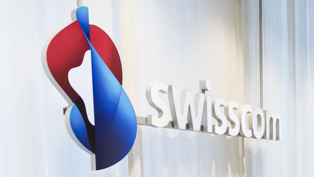 Logo de Swisscom. [Keystone - Christian Beutler]