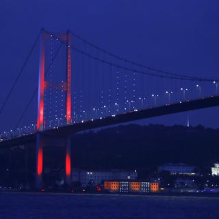 Le troisième pont sur le Bosphore à Istanbul. [AP Photo/Keystone - Petros Karadjias]