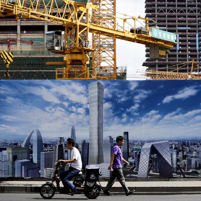 Les prix de l'immobilier ont encore pris l’ascenseur ces derniers mois en Chine. [Keystone - Andy Wong - AP Photo]