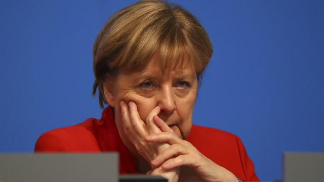 Angela Merkel vise un nouveau mandat de chancelière. [reuters - Kai Pfaffenbach]