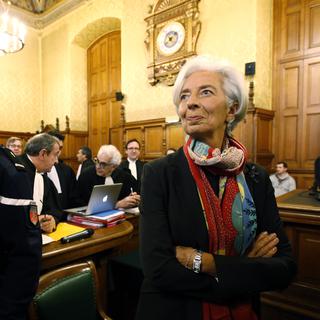 Christine Lagarde a été reconnue coupable de négligence, mais dispensée de toute peine. [reuters - Charles Platiau]