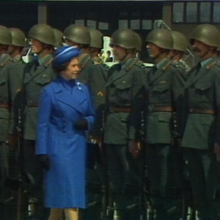 Visite de la reine Elizabeth II d'Angleterre en Suisse en 1980. [RTS]