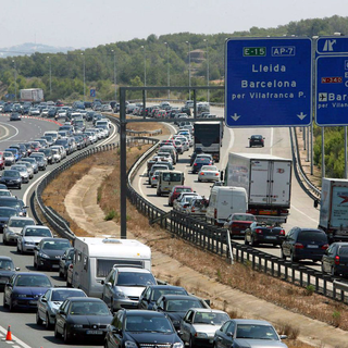 Espagne autoroutes. [EPA7Keystone - Jaume Sellart]