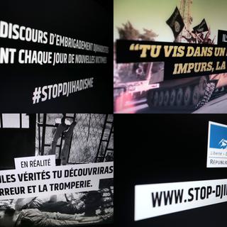 Affiche de la campagne médiatique lancée par le gouvernement français contre le djihadisme et la radicalisation. [AFP - Joël Saget]