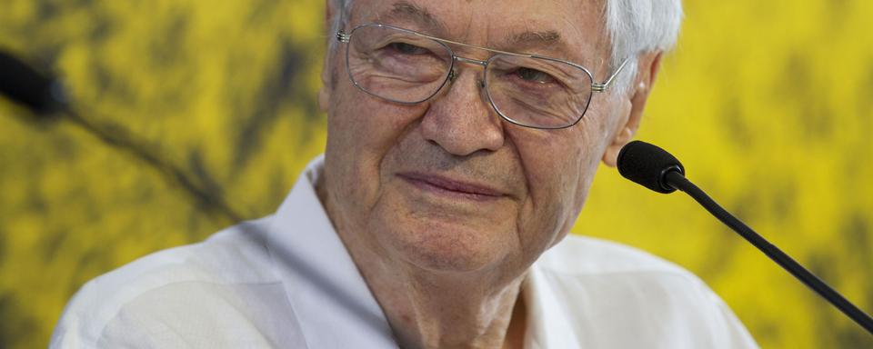 Roger Corman lors de la conférence de presse au 69e Festival du Film de Locarno. [Festival del film Locarno - Sailas Vanetti]