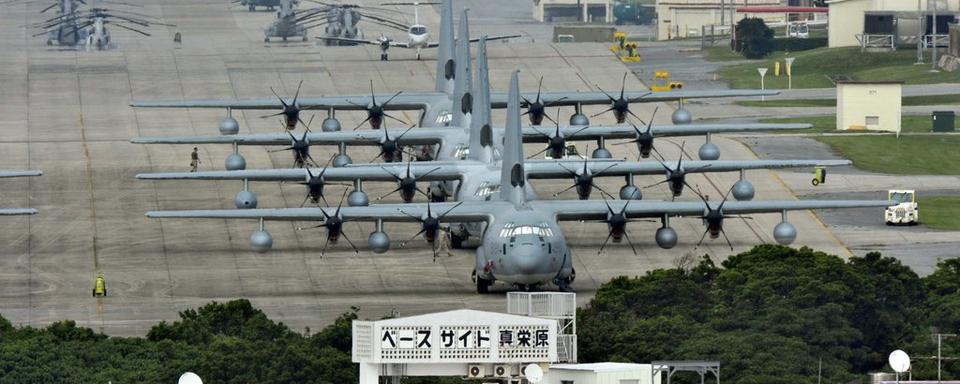 L'armée américaine compte encore plusieurs bases sur l'archipel d'Okinawa. [EPA/Keystone - Kimimasa Mayama]