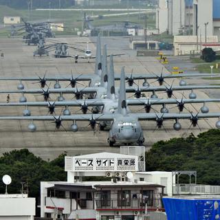 L'armée américaine compte encore plusieurs bases sur l'archipel d'Okinawa. [EPA/Keystone - Kimimasa Mayama]