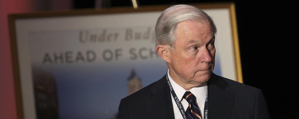 Jeff Sessions, sénateur de l'Alabama. [key - AP Photo/Manuel Balce Ceneta]