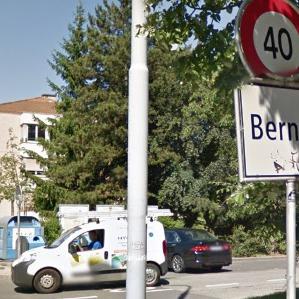 L'entrée de la commune de Bernex. [Google maps - DR]