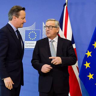 David Cameron est mercredi à Bruxelles à la veille du sommet européen. [AP/Keystone - Geert Vanden Wijngaert]