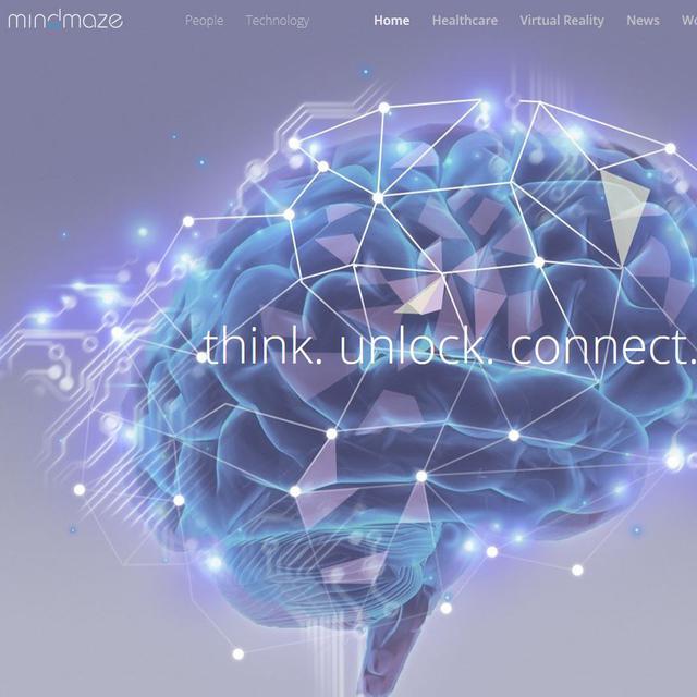 Capture d'écran du site MindMaze.ch. [www.mindmaze.ch]
