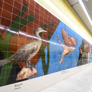 Un métro a été construit pour les jeux, ici la station de Jardim Oceacino. [AFP]