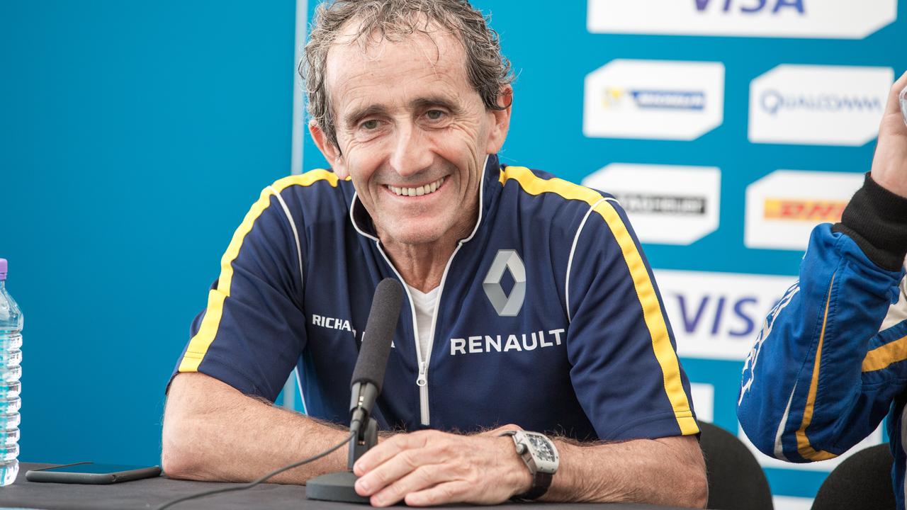 Alain Prost aux anges de ce titre en Formule E. [DPPI Media/AFP - Clement Luck]