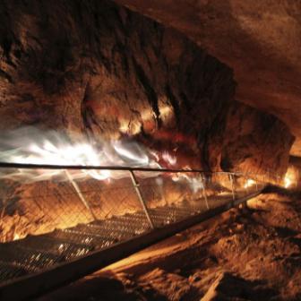 Les mines de la Presta dans le Val de Travers, une descente dans les entrailles de la terre. [Mines d'asphalte de Travers/museums.ch]