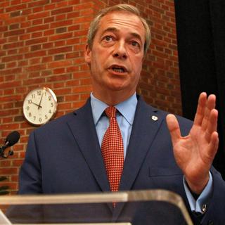 Nigel Farage, leader démissionnaire du parti Ukip. [Sean Dempsey]