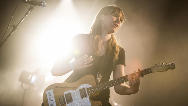 Sophie Hunger en concert au 40e Openair de Saint-Gall, le 3 juillet 2016. [Keystone - Gian Ehrenzeller]