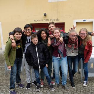 Ces élèves des écoles secondaires du Jura bernois partagent leur goût des planches. [RTS - Alain Arnaud]