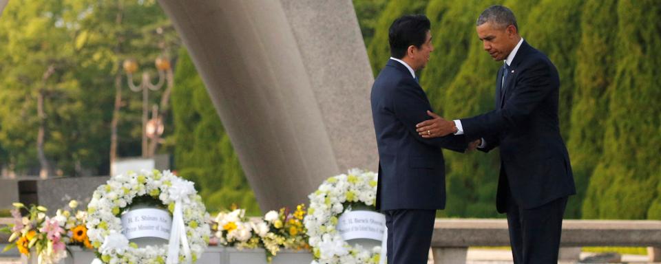 Barack Obama n'a pas fait d'excuses pour le bombardement d'Hiroshima. [reuters - Carlos Barria]